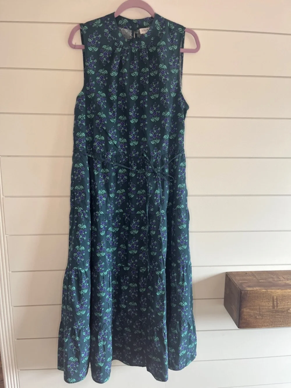J. Crew sleeveless midi